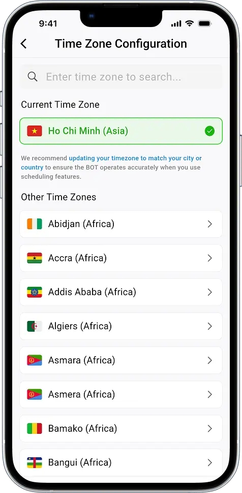 schedule Telegram message posting