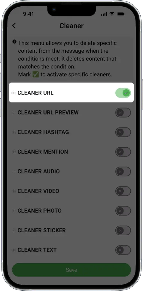 CLEANNER URL