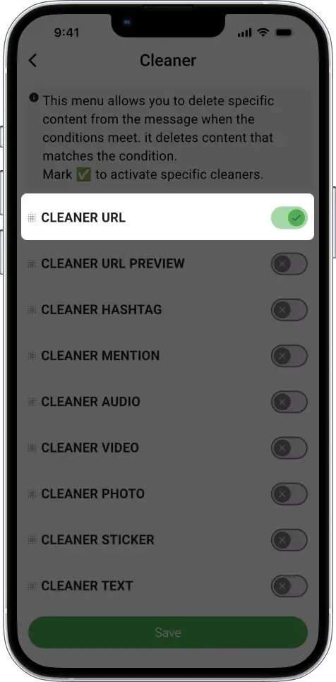 CLEANNER URL