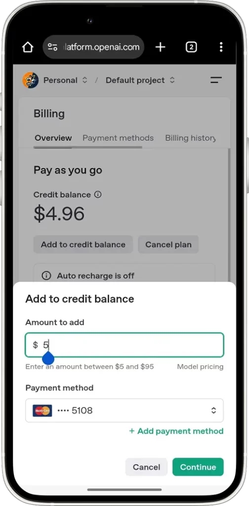 Add Billing Information
