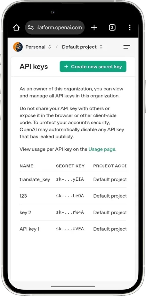 Access the Dashboard