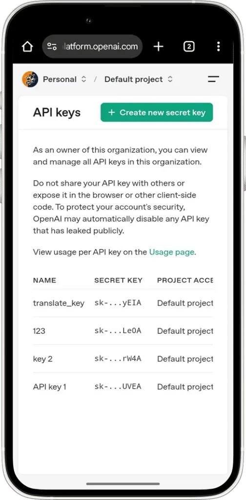Access the Dashboard